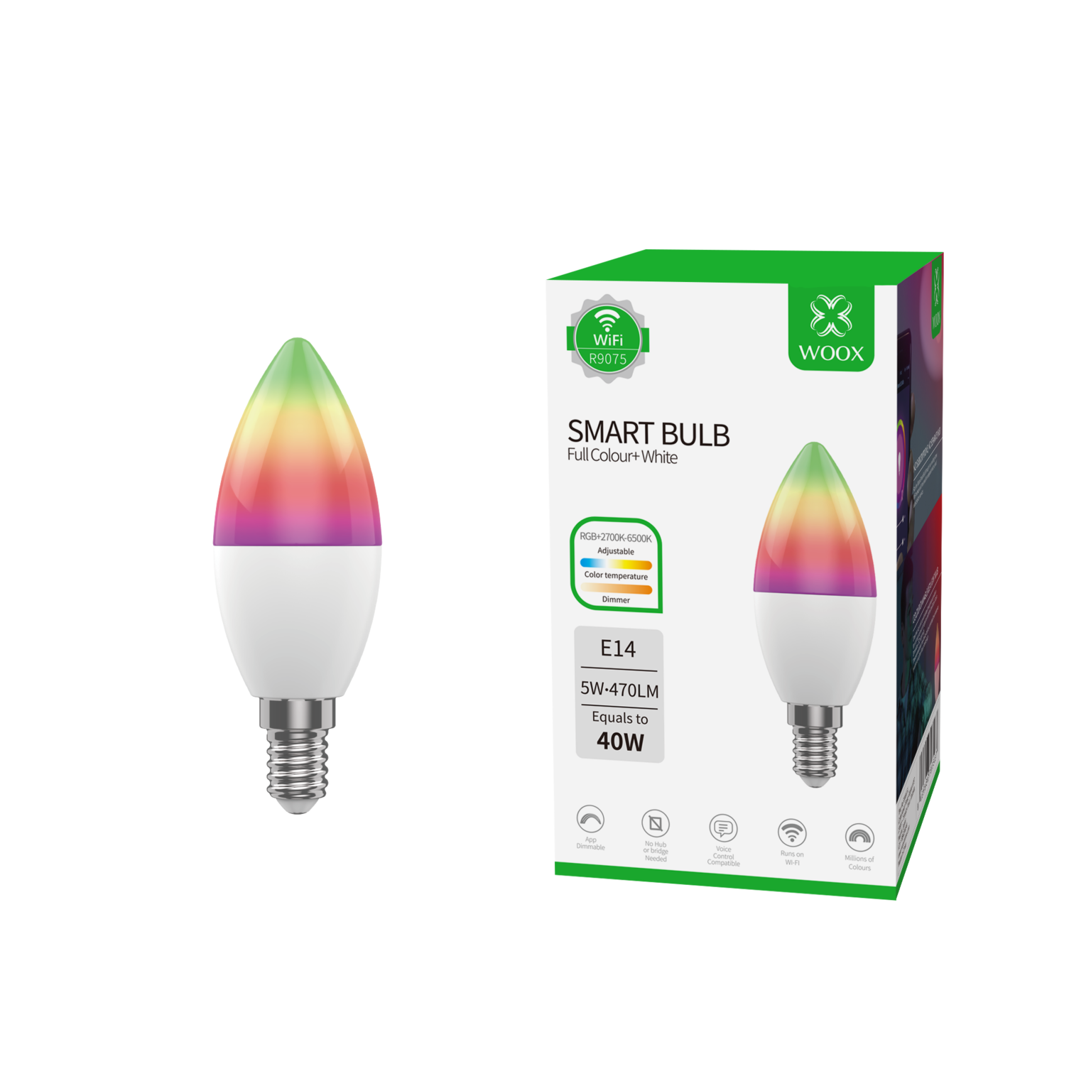 Woox R9075 Slimme WiFi E14 lamp