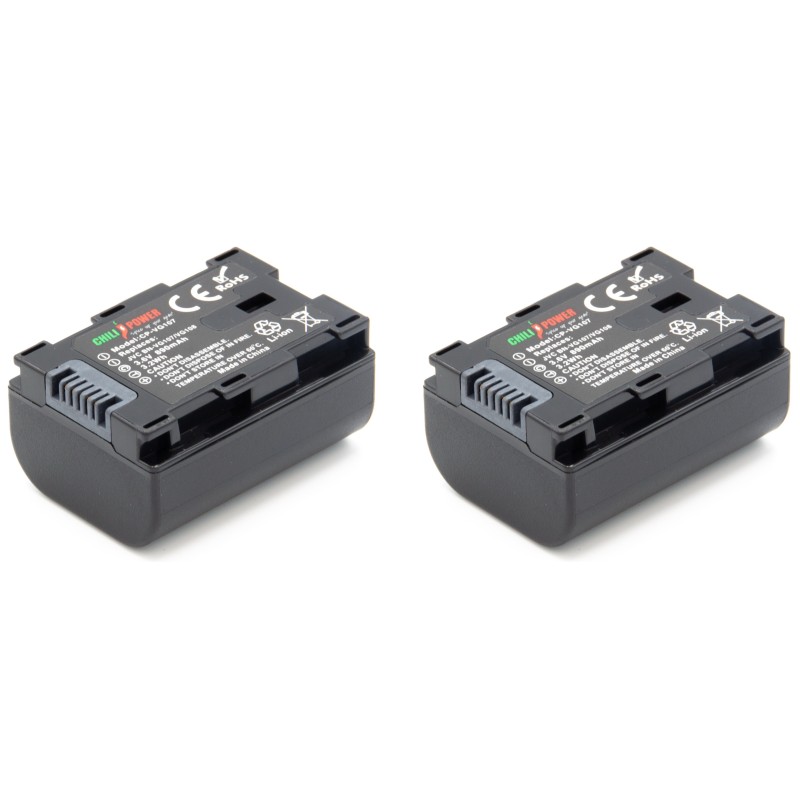 ChiliPower JVC accu BN-VG107 - 890mAh - 2-Pack