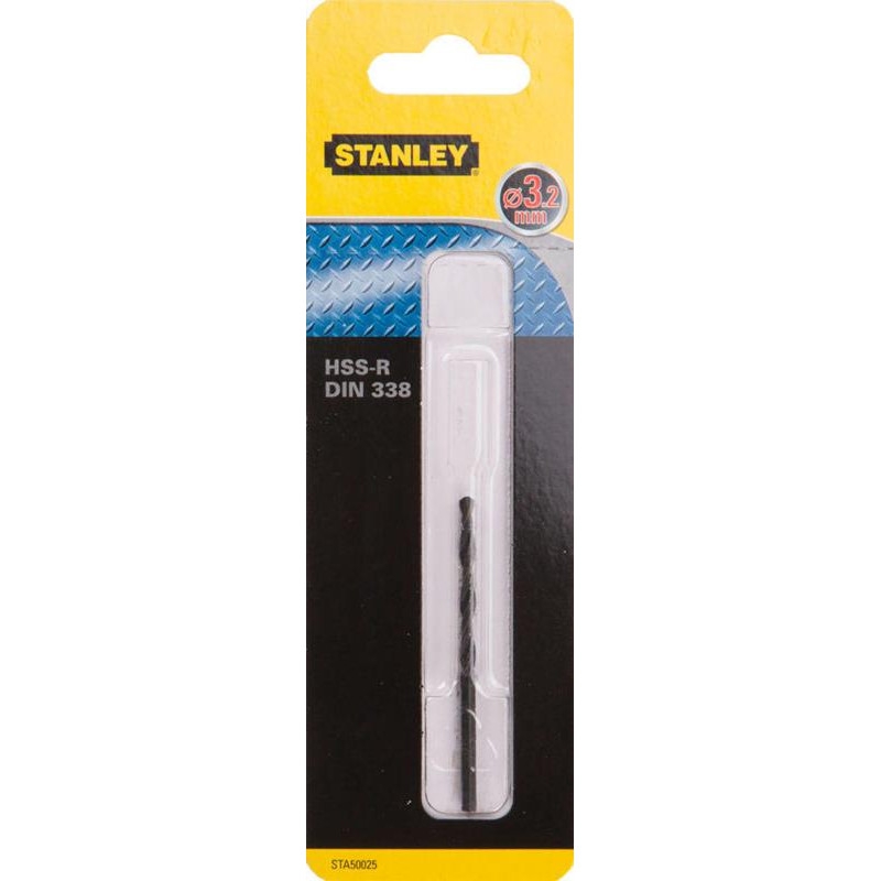Stanley metaalboor 3,2 mm HSS-R STA50025