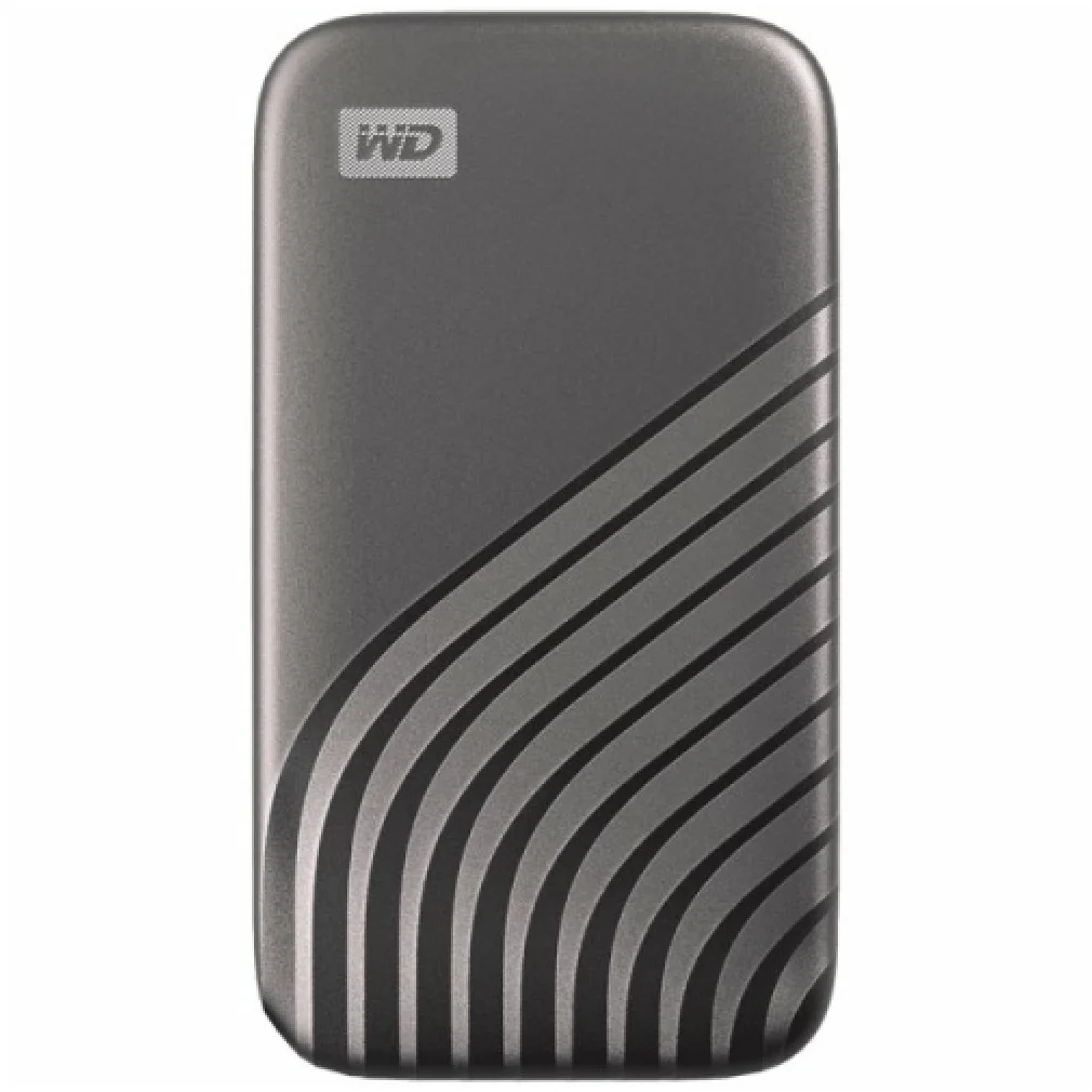 SanDisk SSD My Passport 500GB R 1050mb/s- W 1000mb/s PC - Mac Space Gray Externe SSD Grijs
