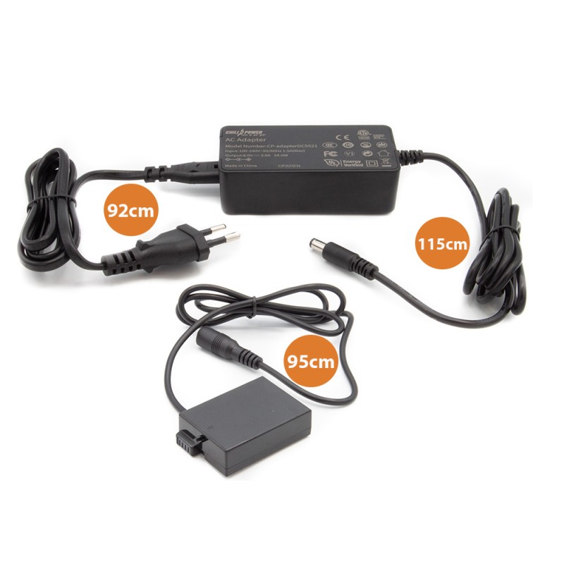 Netadapter ACK-E8 voor Canon - plus dummy accu