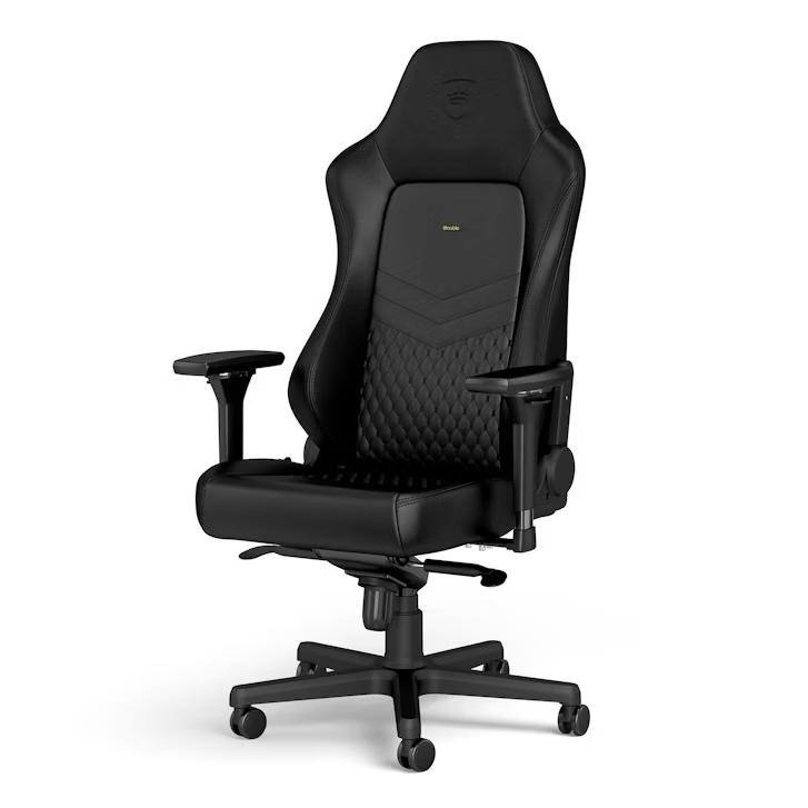 Noblechairs Hero echt leer zwart