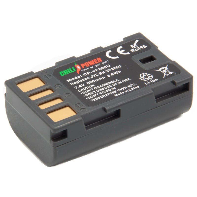 ChiliPower JVC BN-VF808U accu - 800mAh