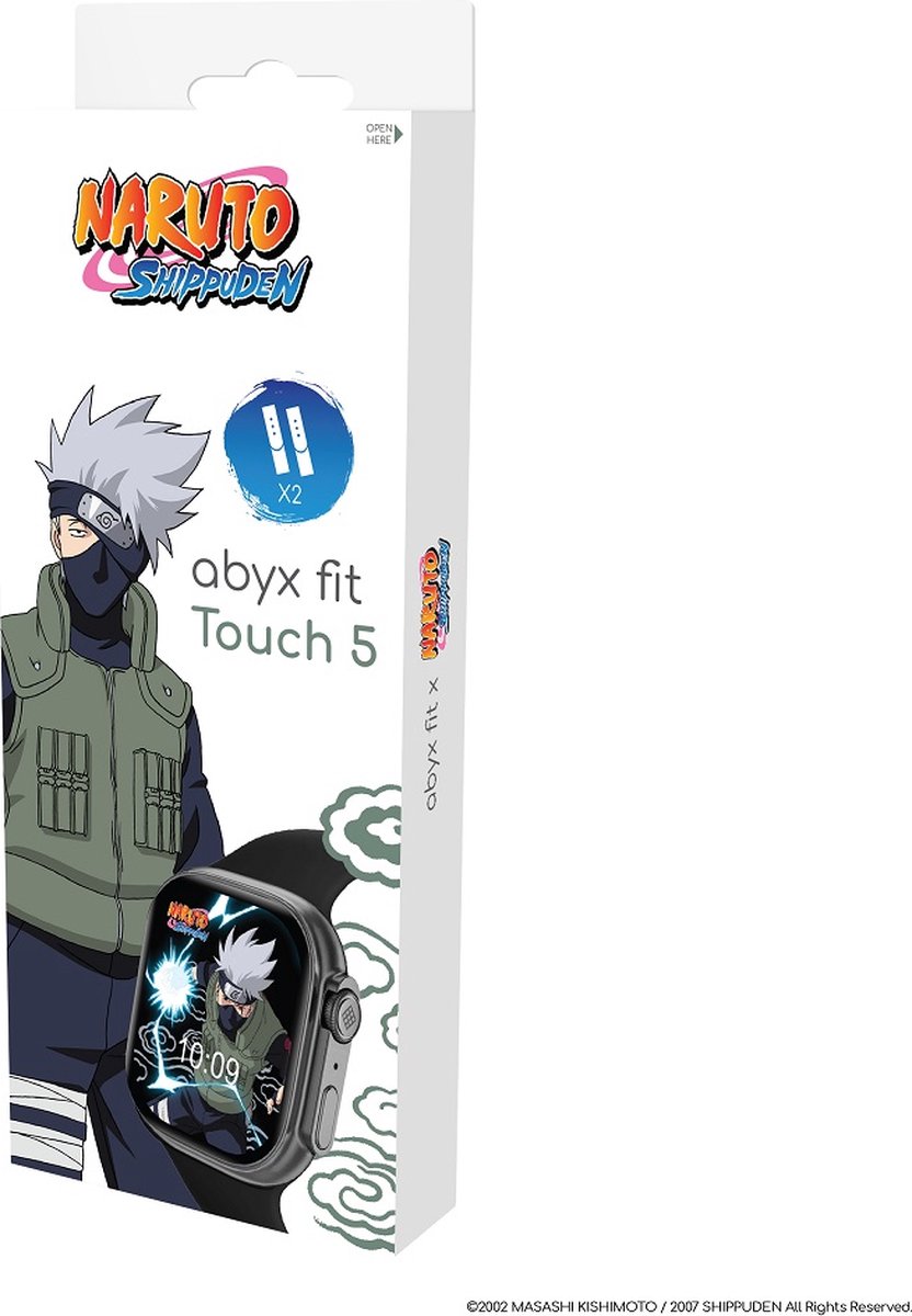Abyx Fit Touch 5 Naruto Shippuden Edition – Exclusieve smartwatch model Kakashi