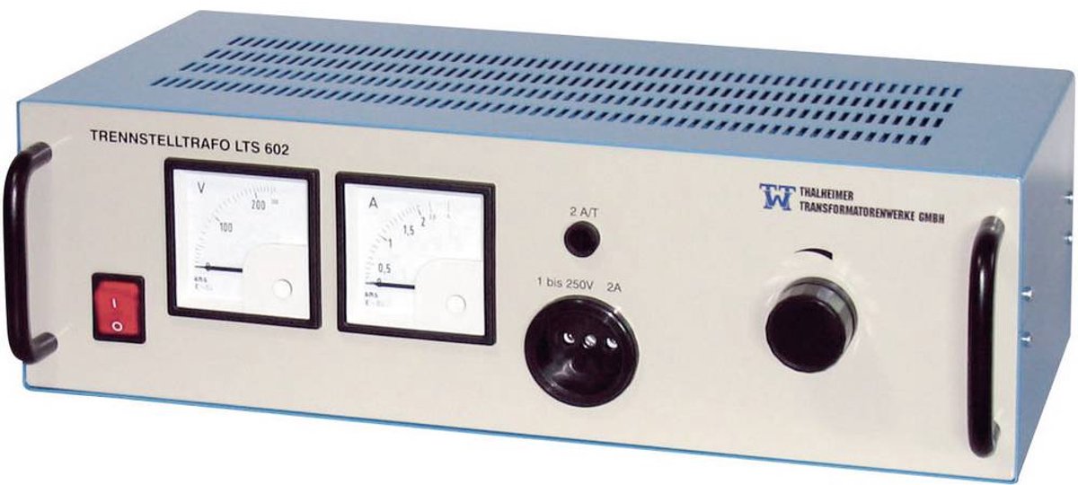 Thalheimer LTS 602 Lab-scheidingstrafo, instelbaar 500 VA Aantal uitgangen: 1 x 2 - 250