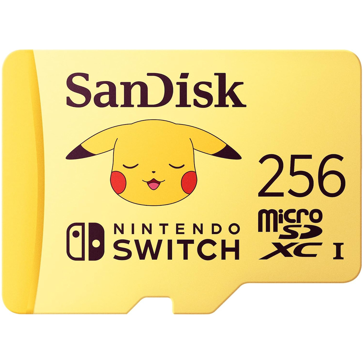 SanDisk MicroSDXC Extreme Gaming 256GB 100MB/90mb Pokemon - Switch Micro SD-kaart Geel