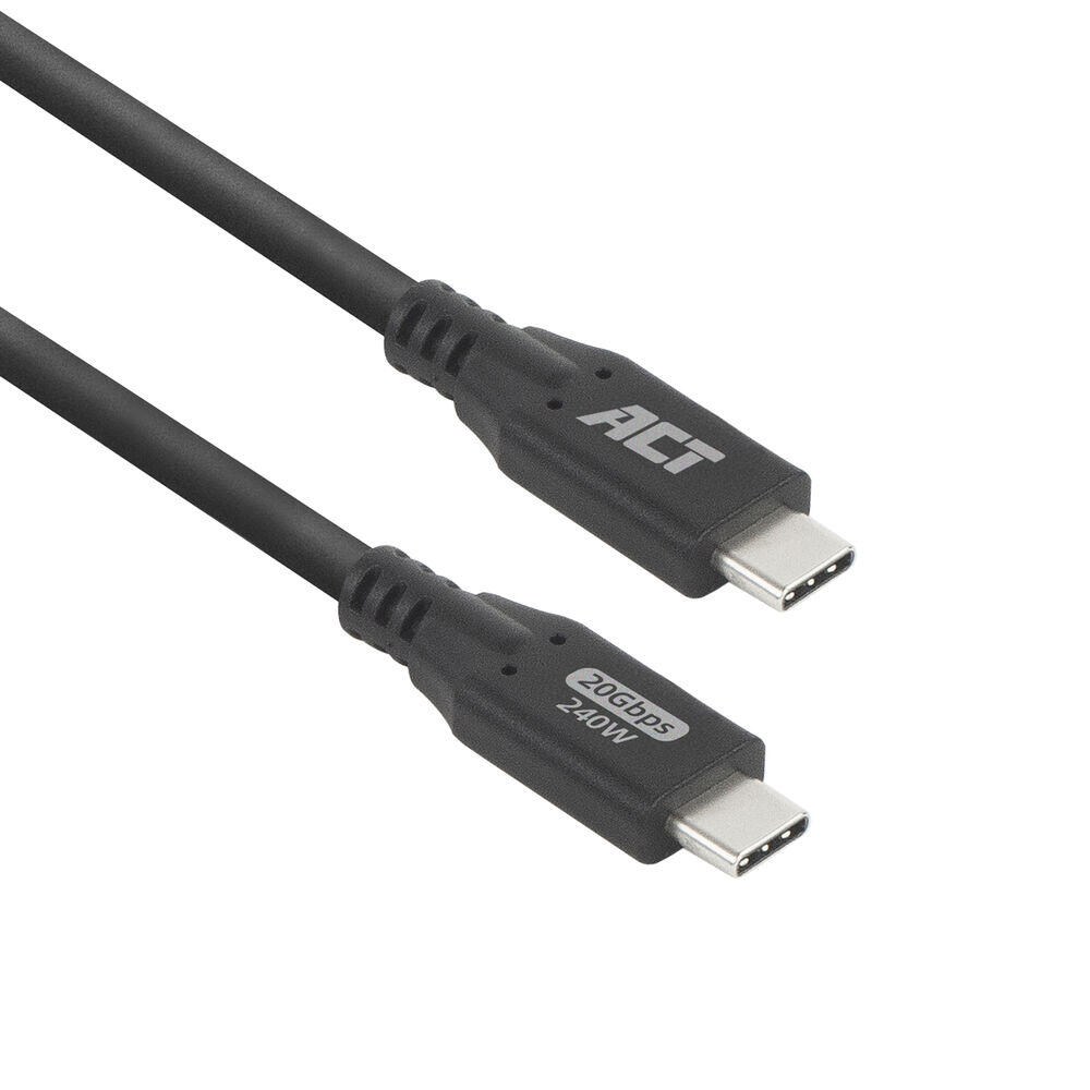 ACT USB4 20Gbps USB-C 240W M/M 50cm