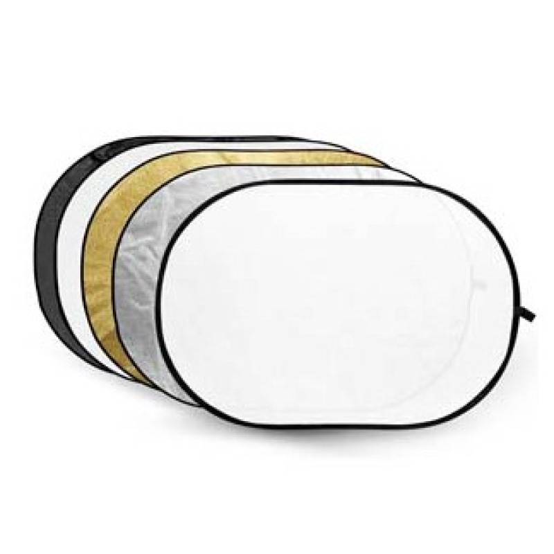 Godox reflectieschermen 5-in-1 Gold, Silver, Black, White, Translucent - 100x150cm