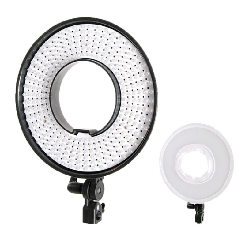 Falcon Eyes Bi-Color LED Ringlamp Dimbaar DVR-300DVC op 230V