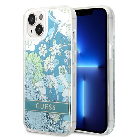 Guess iPhone 14 en iPhone 13 Backcover hoesje - Groen