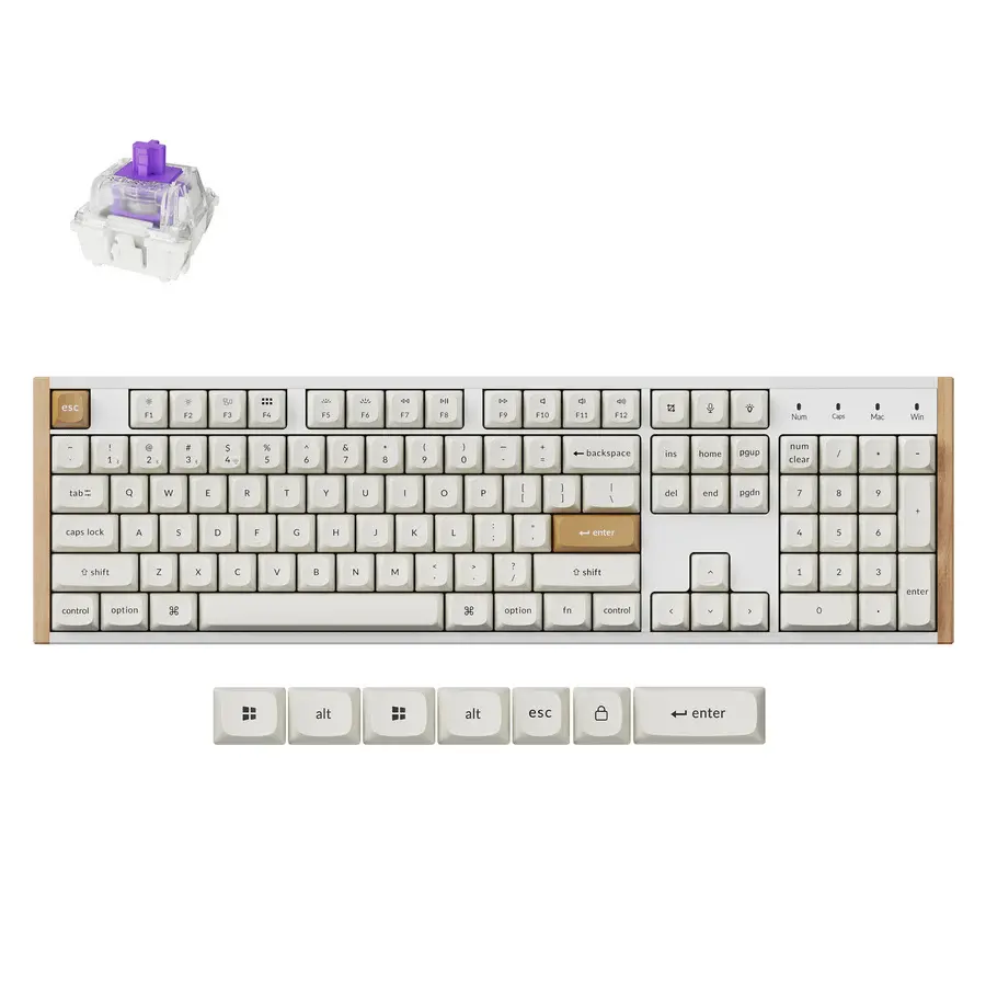 Keychron K10 HE Special edition wit