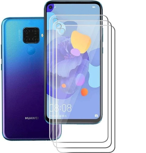 Huawei Mate 30 Lite Screenprotector Gehard 9H - Anti-kras - 3-Pack