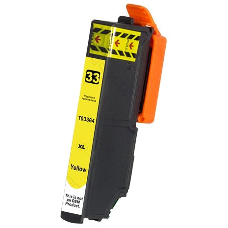 Huismerk Epson 33XL (T3364) cartridge geel