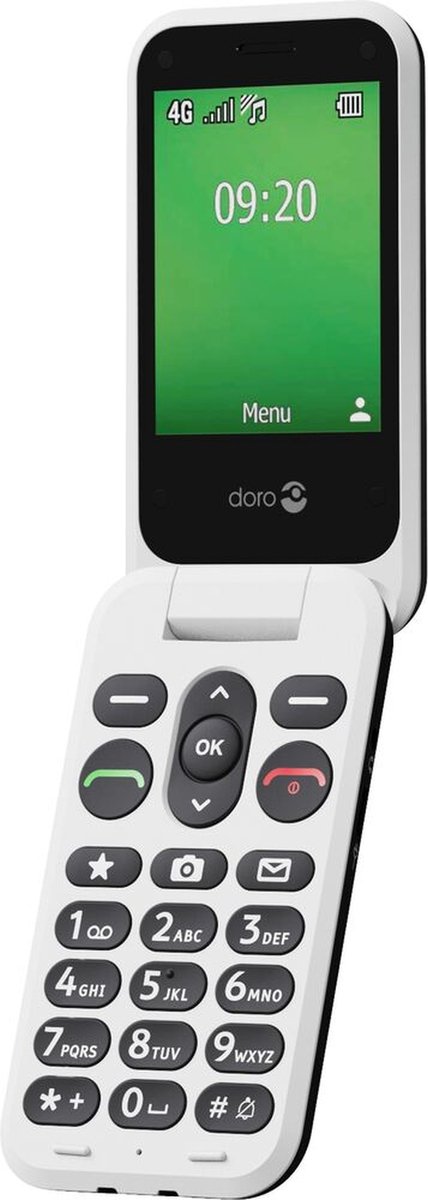 4G GSM mobiele telefoon - zeer geschikt voor SLECHTHORENDEN en SLECHTZIENDEN - 35 dB versterking - Dual Display - E30
