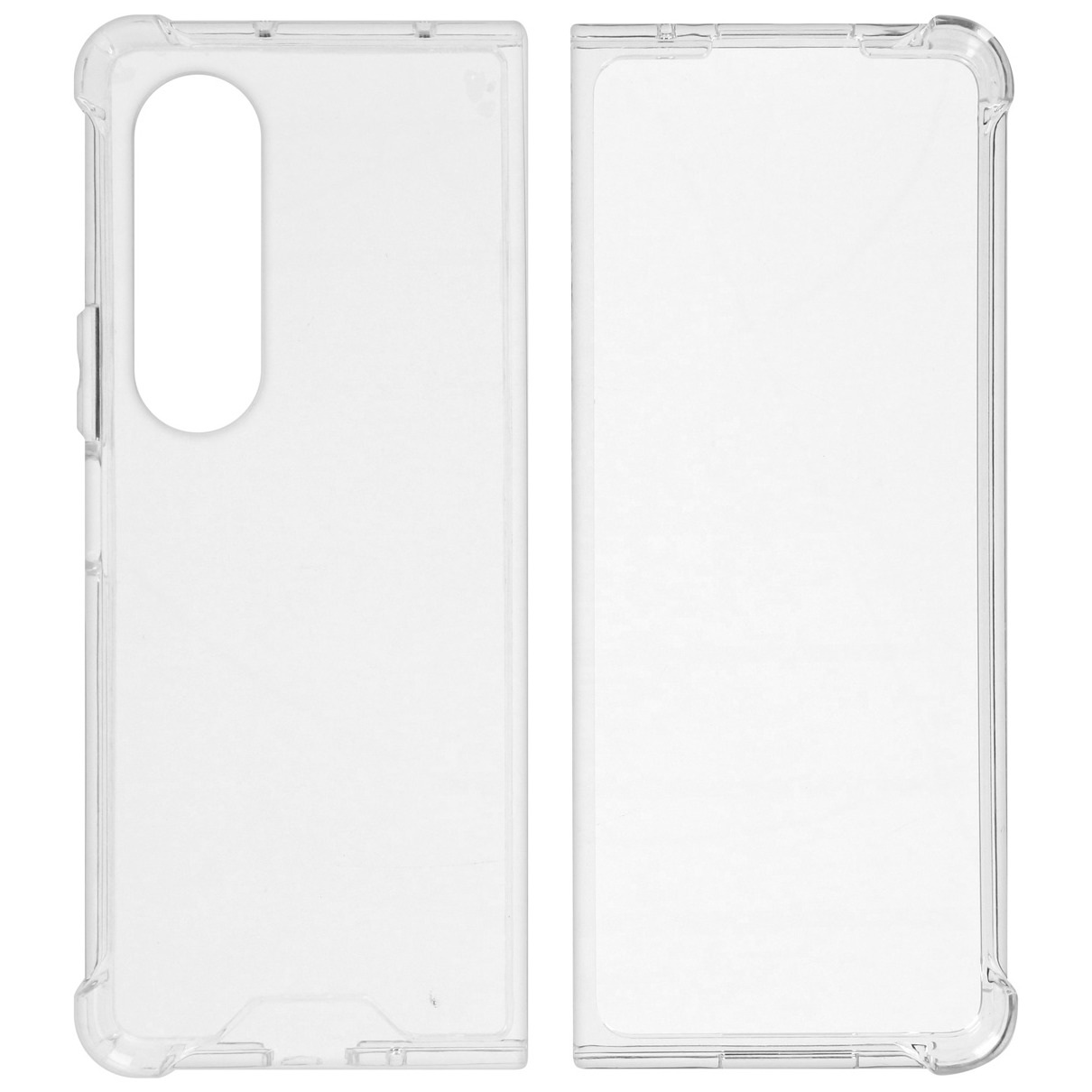 Accezz Clear Backcover Samsung Galaxy Z Fold 4 Telefoonhoesje Transparant