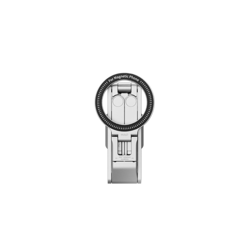 Ulanzi MA67 Tri-Fold magnetische telefoonstandaard zilver voor videografie en fotografie