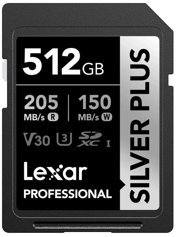 Lexar Professional SDXC Silver Plus 512GB 150MB/s