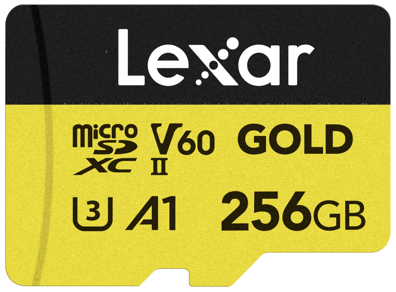 Lexar Professional MicroSDXC GOLD 256GB 180MB/s