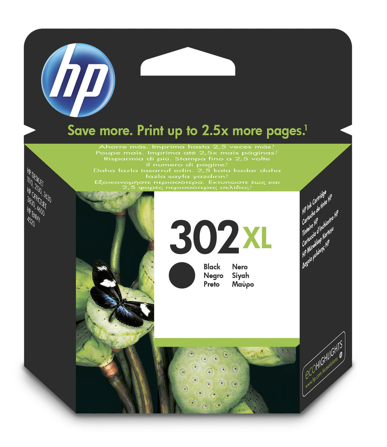 HP 302XL zwart