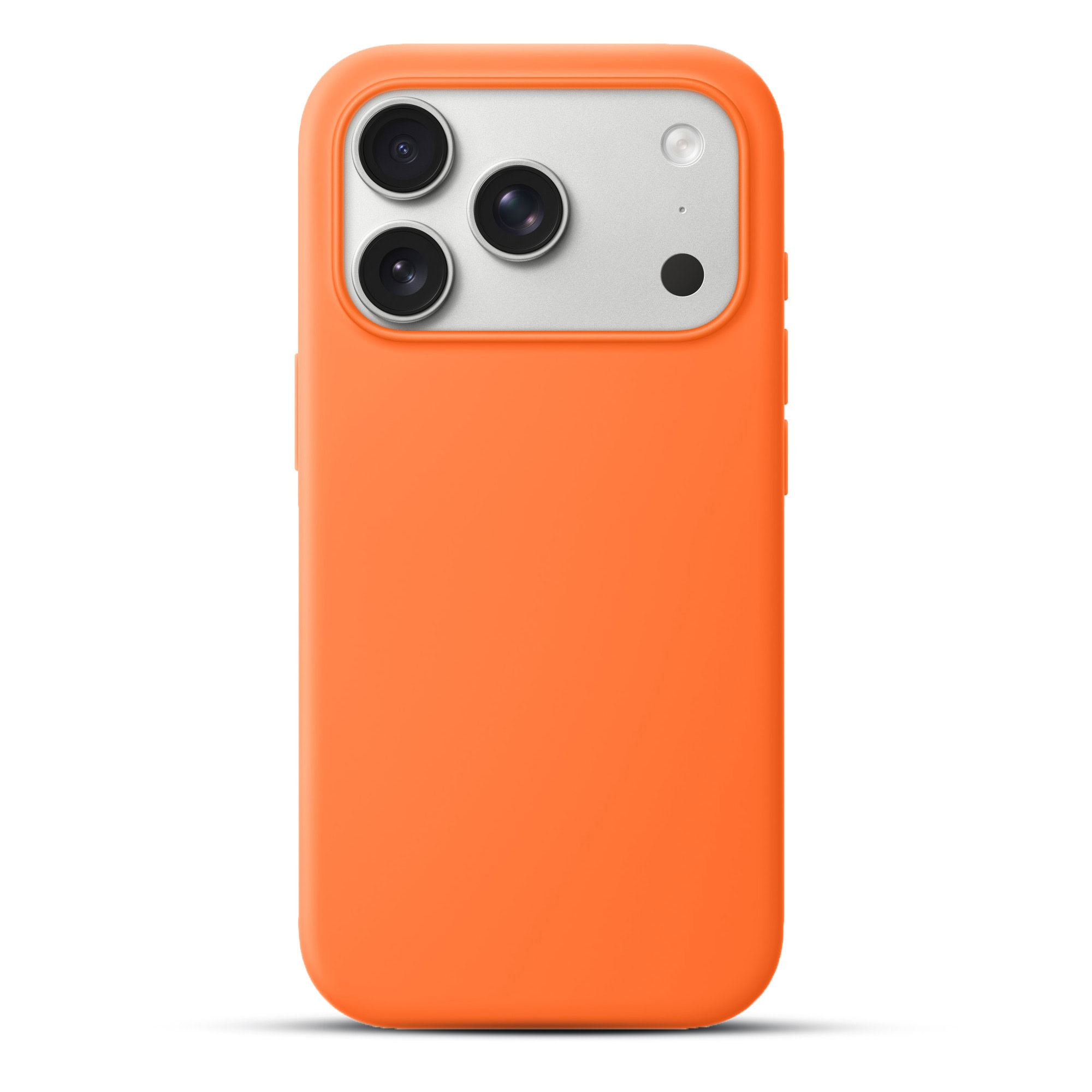 Solidenz siliconen hoesje met MagSafe voor iPhone 17 Pro Max en iPhone 18 Pro Max - Oranje (Papaya)