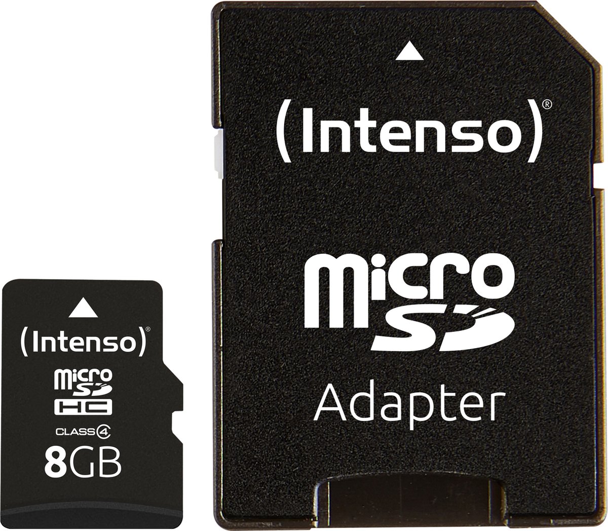(Intenso) 8 GB MicroSD geheugenkaart - Class 4 - 8GB - met SD adapter
