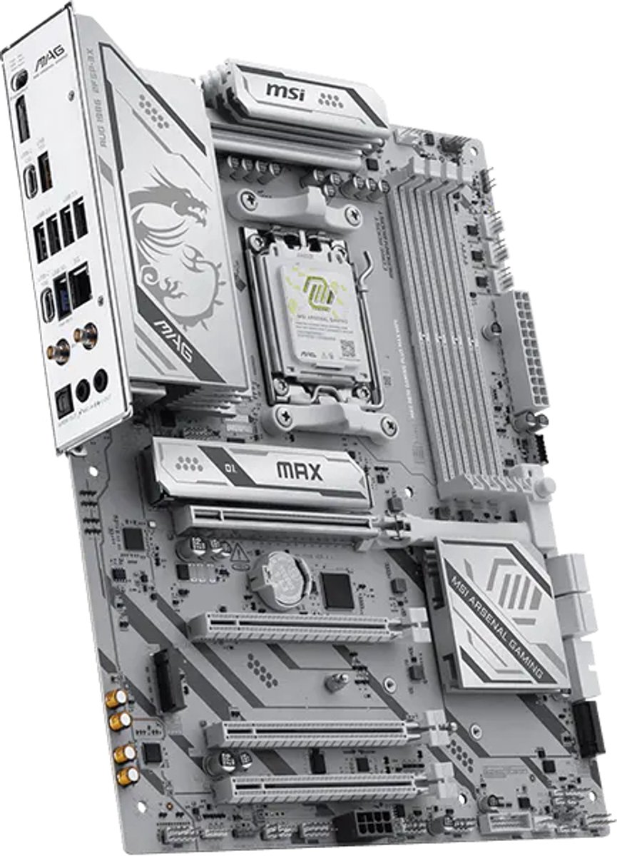 MSI MAG Serie - Moederbord - WiFi - ATX - Wit