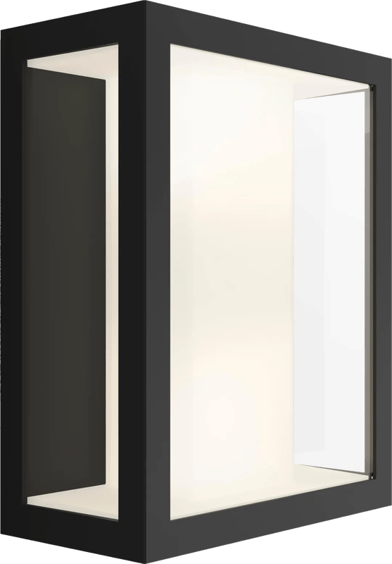 Philips Hue Impress muurlamp White and Color zwart breed