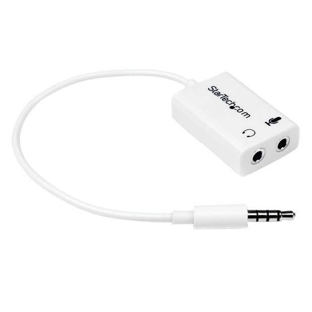 StarTech 3,5mm 4-pins naar 2x 3-pins M/F