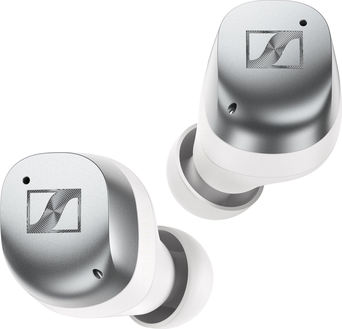 Sennheiser Momentum True Wireless 4 - Draadloze oordopjes met Noise Cancelling - 30u batterij - Snelladen - 6 Microfoons - White Silver