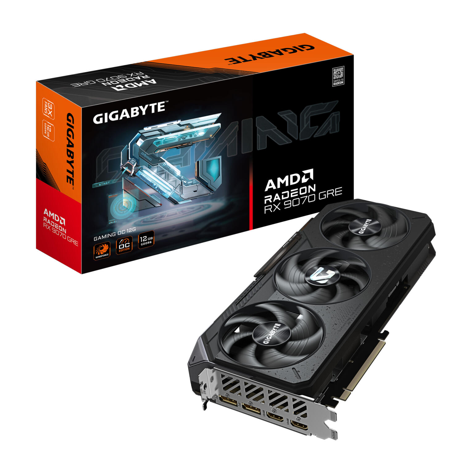 Gigabyte Radeon RX 9070 GRE Gaming OC 12GB
