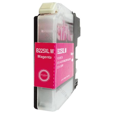 Huismerk Brother LC-225XLM cartridge magenta