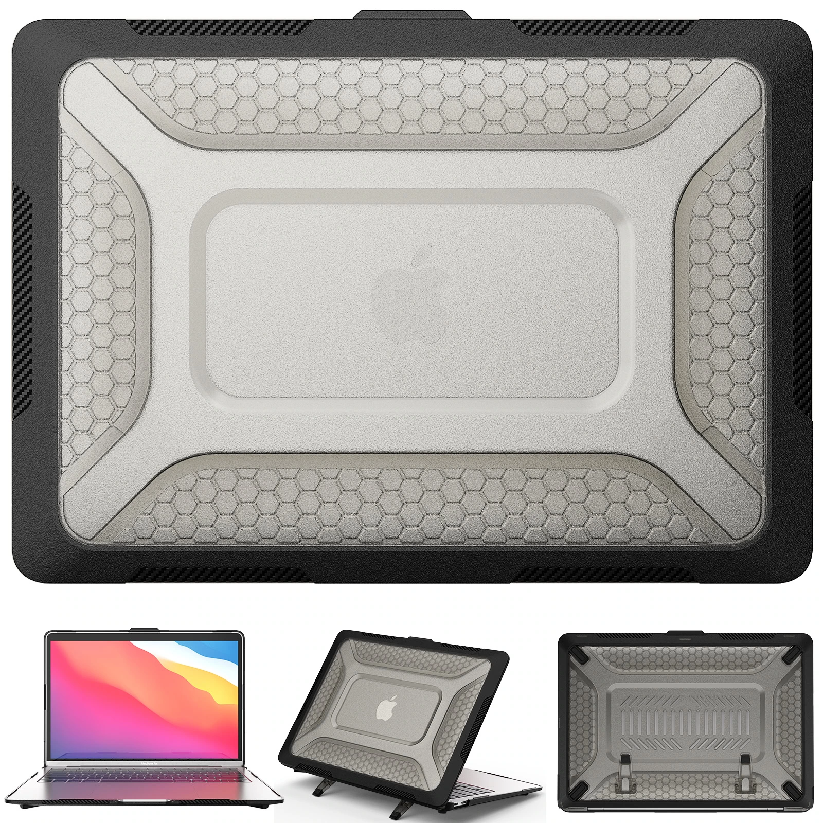 Turtle Shift Laptopcover Shield MacBook Air 13 inch 2020/2018 - Zwart