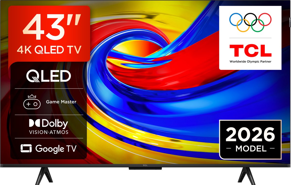 TCL 43P79L - 43 inch - 4K QLED - 2026 - Smart TV