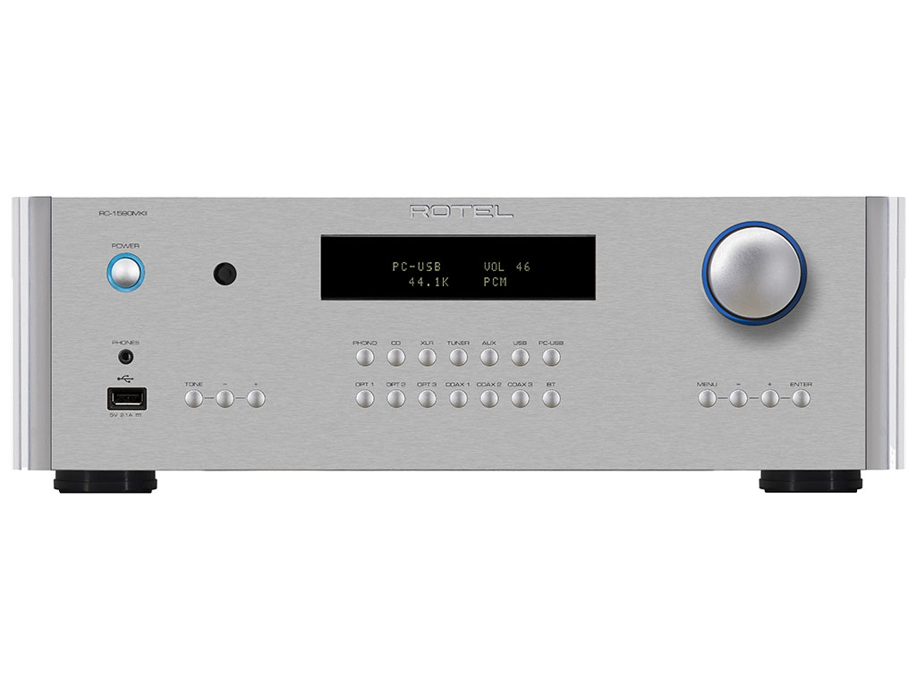 Rotel RC-1590 MKII stereo voorversterker zilver