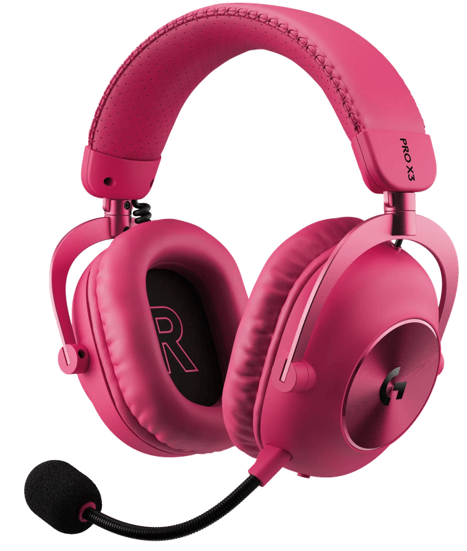 Logitech G Pro X3 Lightspeed Draadloze Gaming Headset Roze