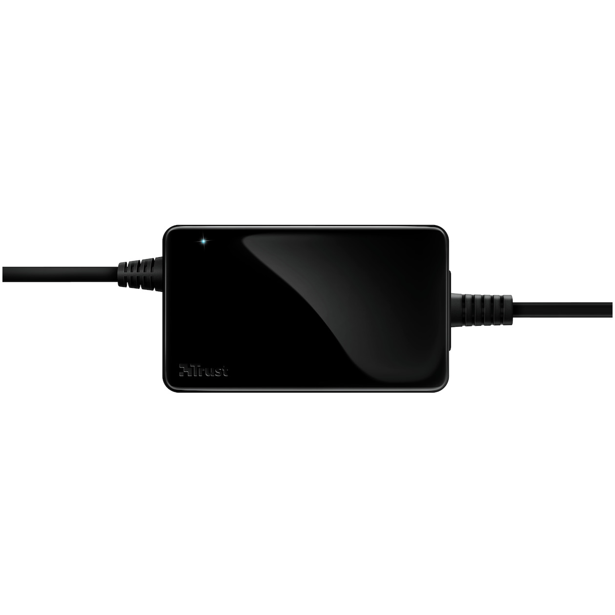 Trust Primo Universele 45W-laptopoplader Desktop accessoire Zwart