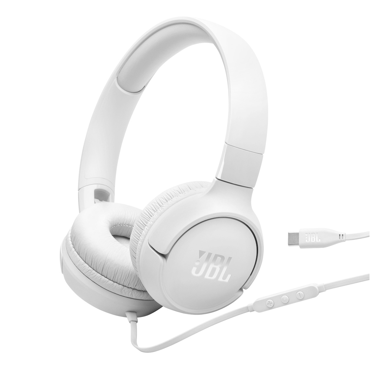 JBL Tune 530C USB-C On-ear hoofdtelefoon Wit