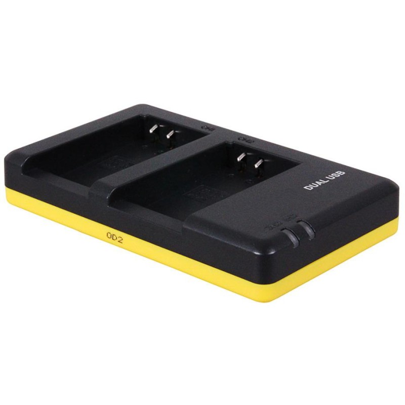 Duo oplader voor 2 camera accu's Nikon EN-EL20 en EN-EL20a