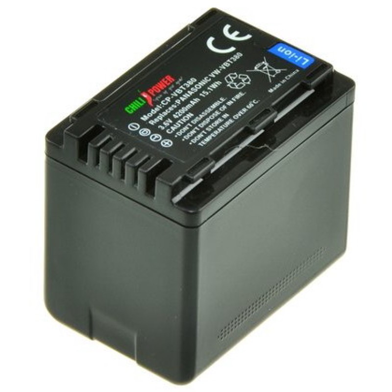 ChiliPower VW-VBT380 accu voor Panasonic - 4200mAh