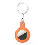 AirTag case gel series - sleutelhanger met ring - oranje