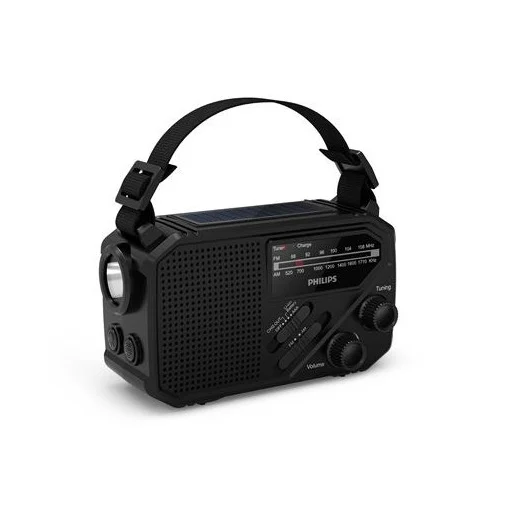 Philips TAR1609 Noodradio FM radio Zwart