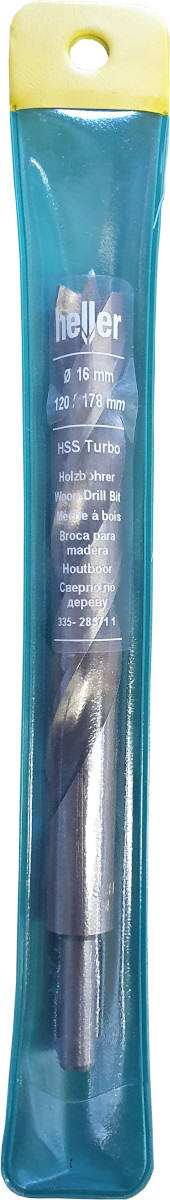 Heller houtboor HSS Turbo 16x178mm