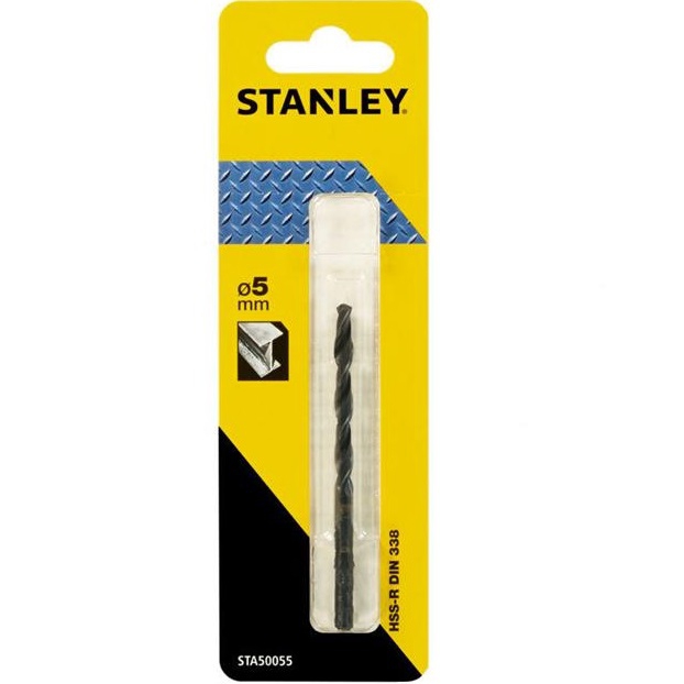 Stanley metaalboor 5 mm HSS-R STA50055