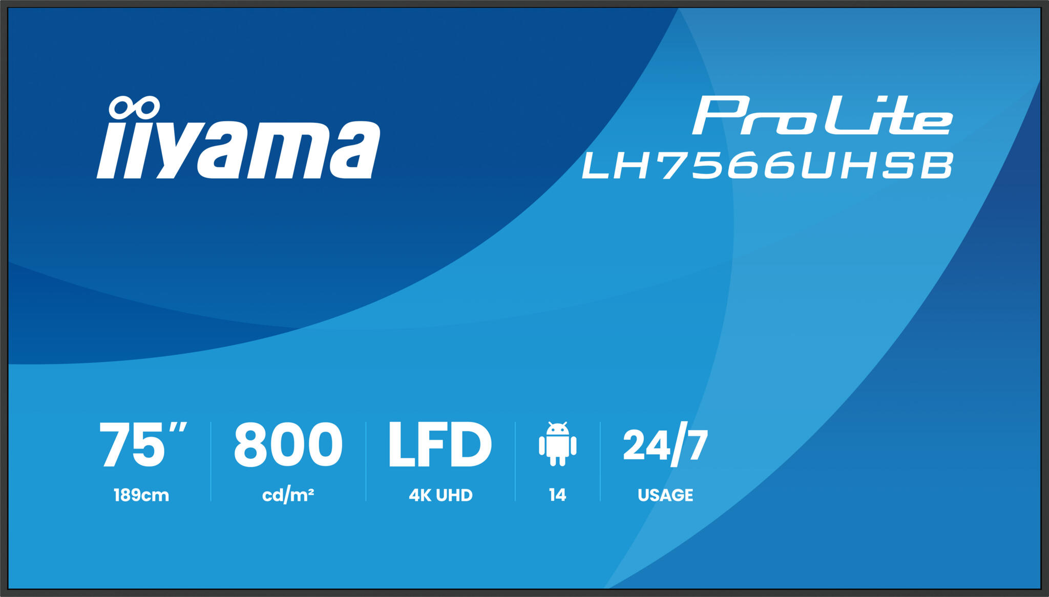 Iiyama ProLite LH7566UHSB-B1AG monitor