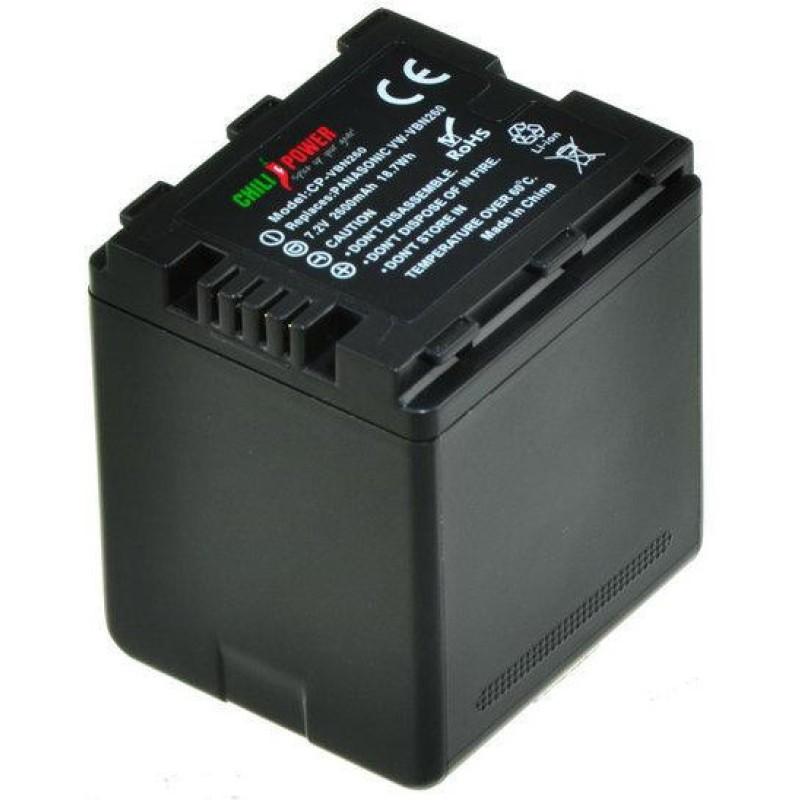 ChiliPower VW-VBN260 accu voor Panasonic - 2600mAh