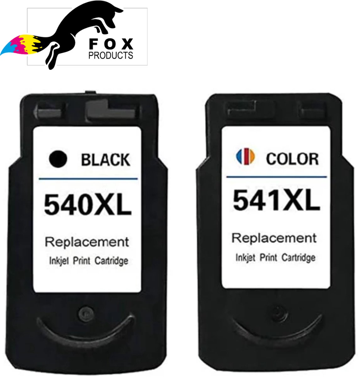 FoxProducts® PG-540 XL + CL-541 XL - (5222B012) - Inkt Cartridge 2-pack Geschikt voor Canon Pixma MG2100 / MG2150 / MG2200 / MG3150 / MG3200 / MG4150 / MG4200 / MX395 / MX435 / MX475 / MX525 - Kleur en Zwart