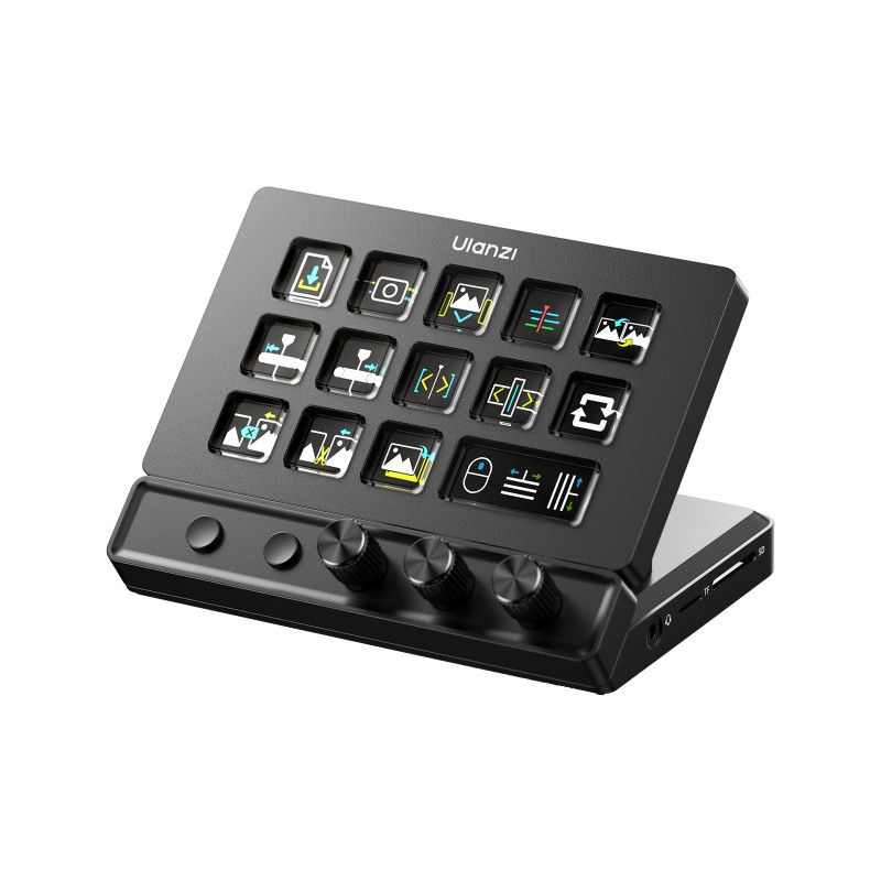 Ulanzi D200X Stream Controller V3 met hub en draaiknoppen
