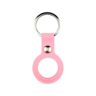 AirTag case liquid series - siliconen hoesje met ring - roze
