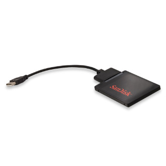 SanDisk SSD kit - USB to SATA Cable - HDD to SSD - SW dnl Desktop accessoire Zwart