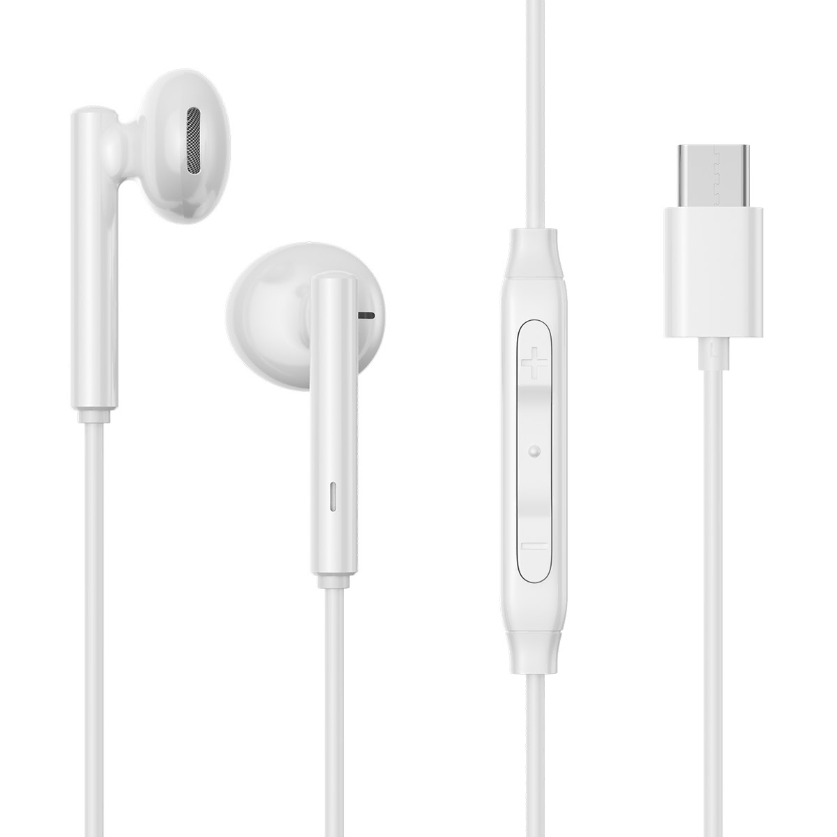 Joyroom Type-C Half In-Ear Oordopjes - Wit